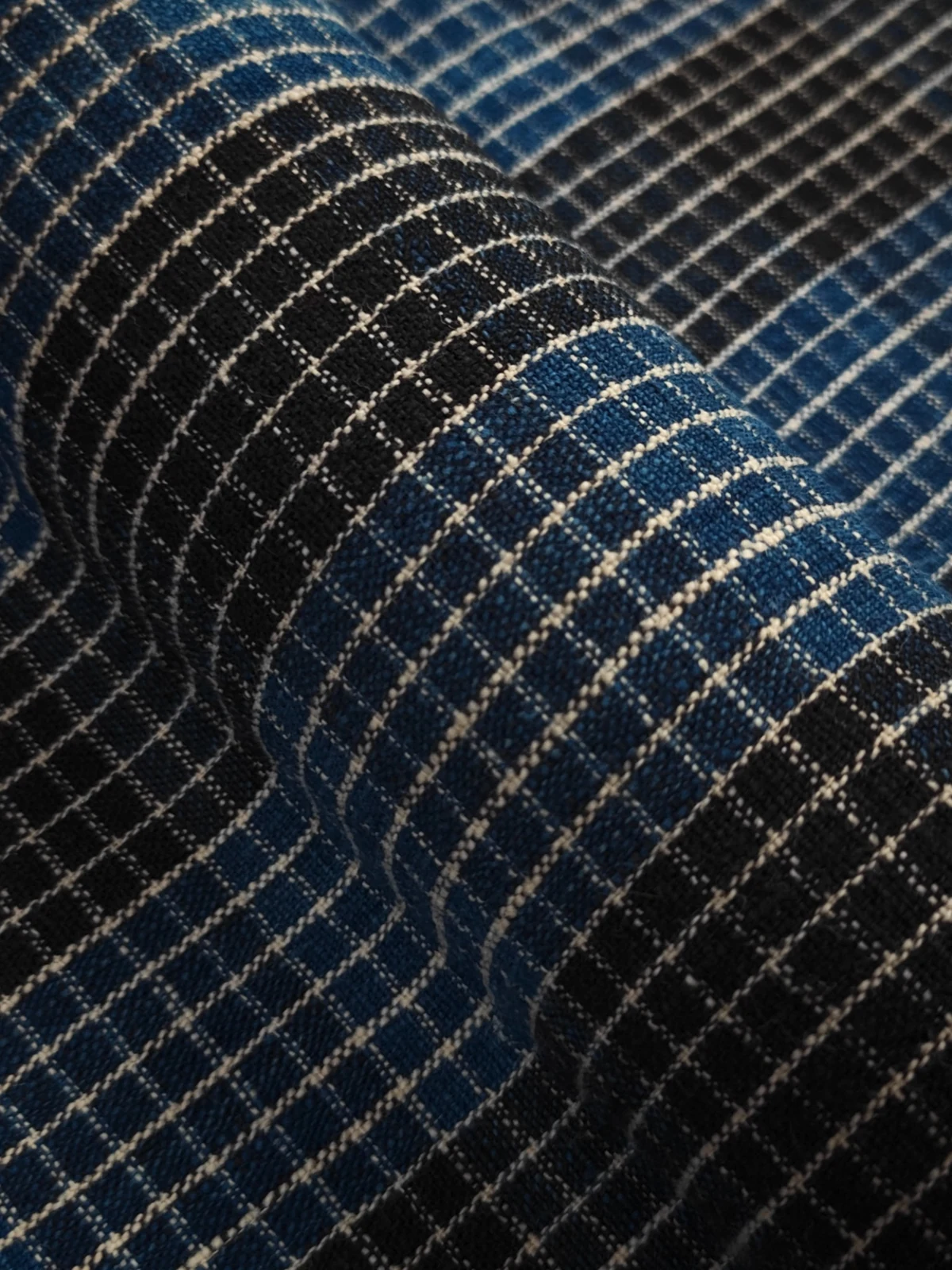 Harbor Grid — Chongming Handwoven Check