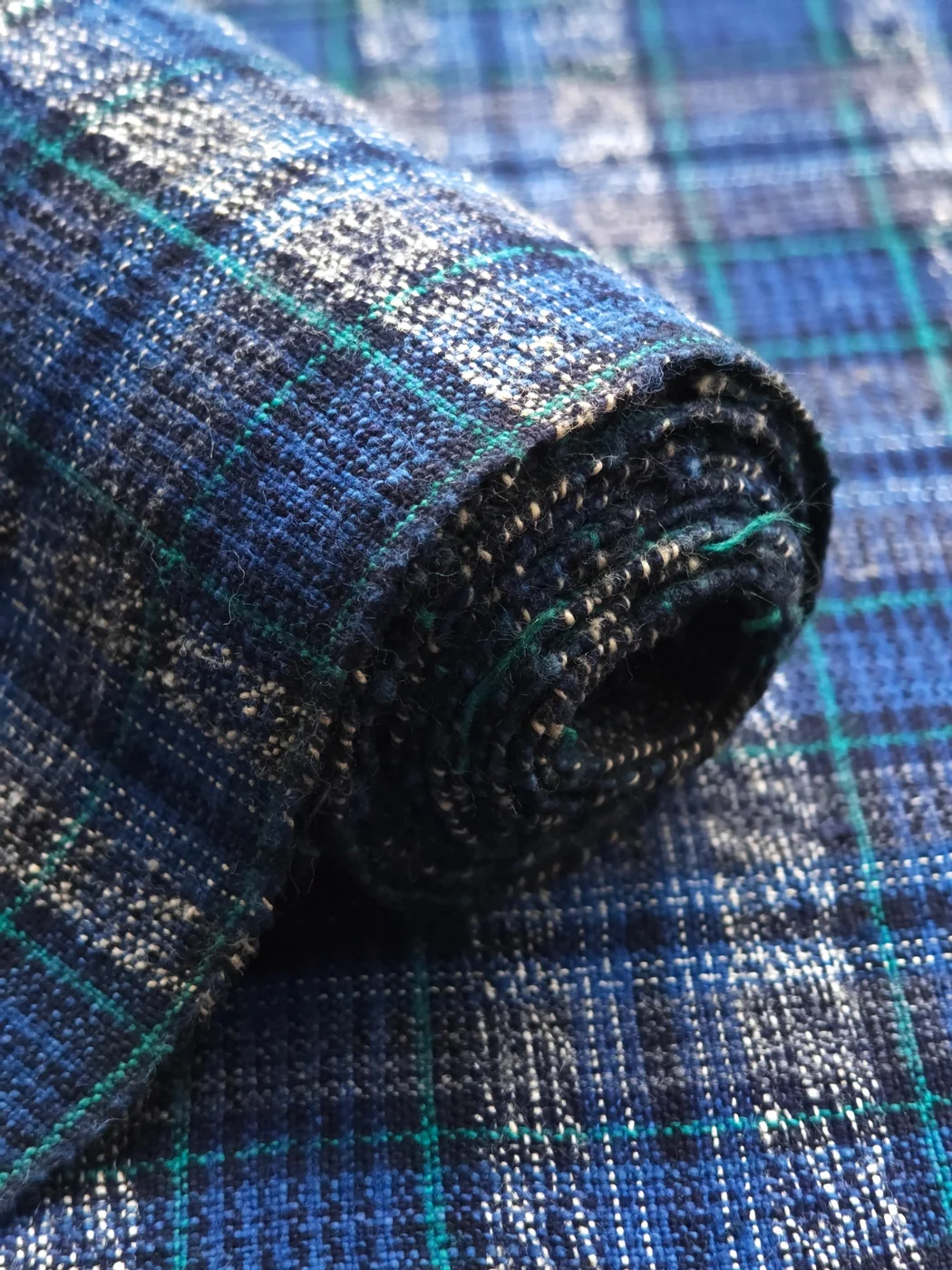 Snowflake Yarn Plaid — Jiangnan Handwoven Homespun