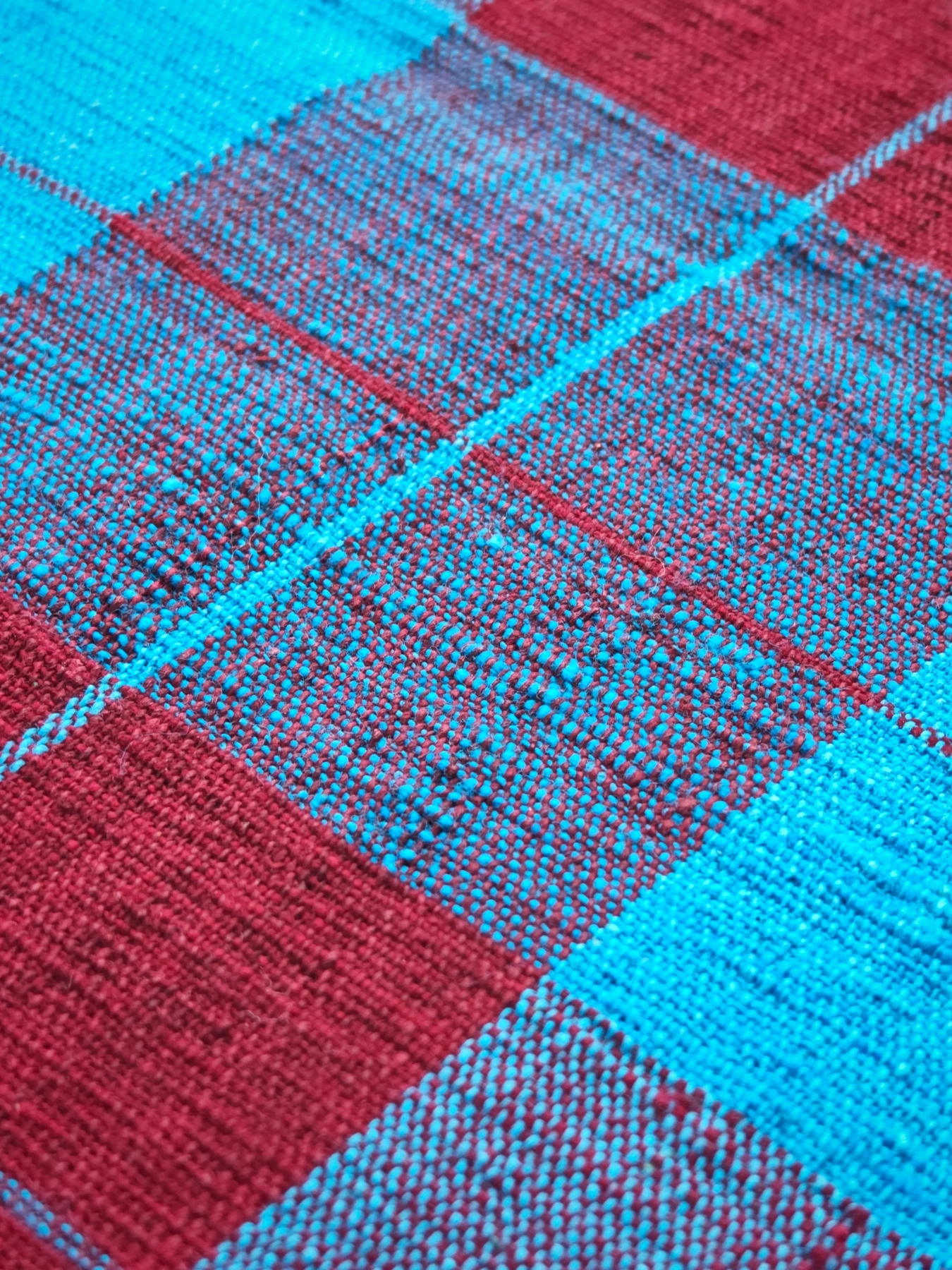 Crimson Lake Plaid — source photograph 4, documenting the same textile.