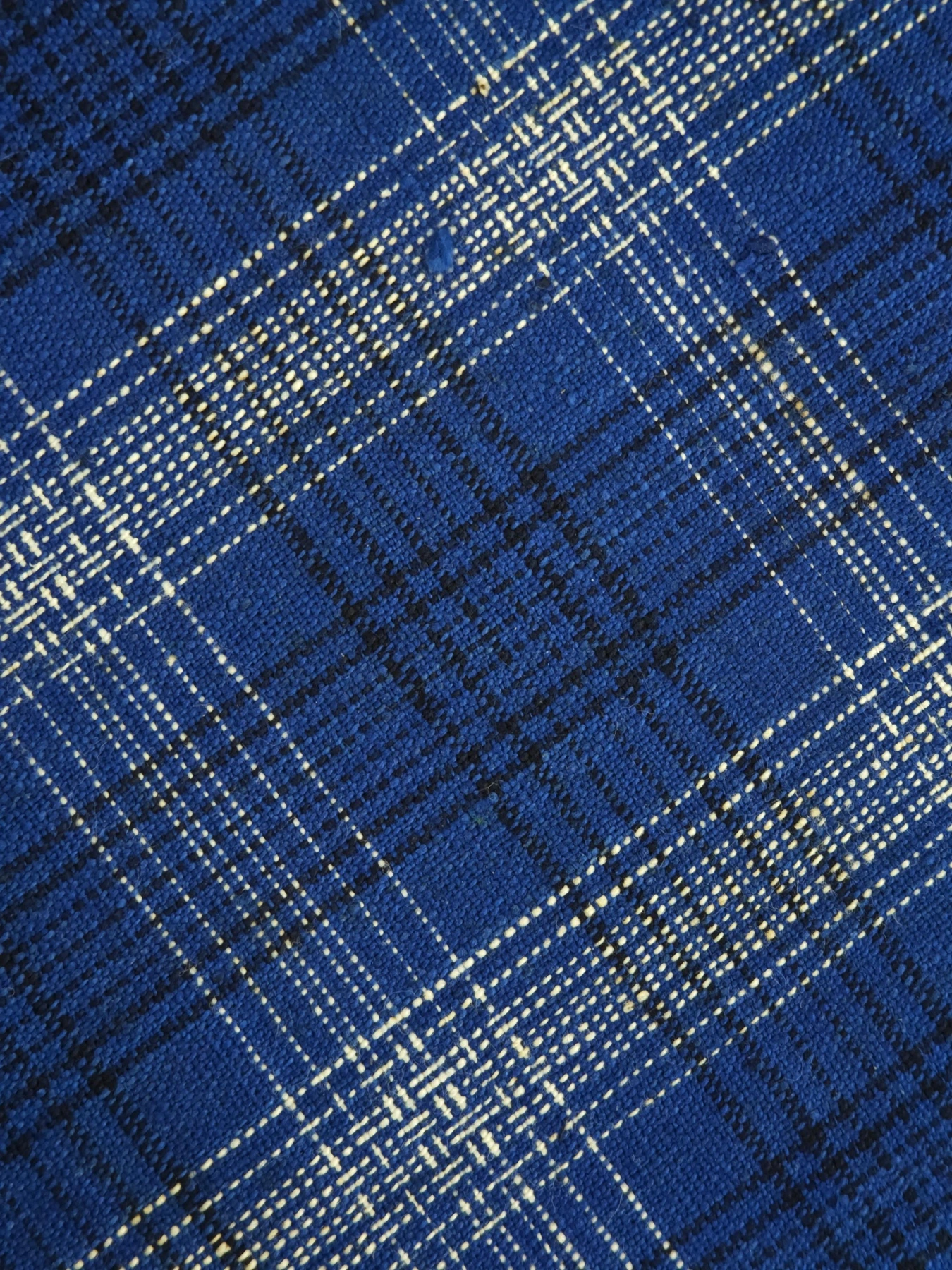 Blue Windowpane Check — source photograph 10, documenting the same textile.