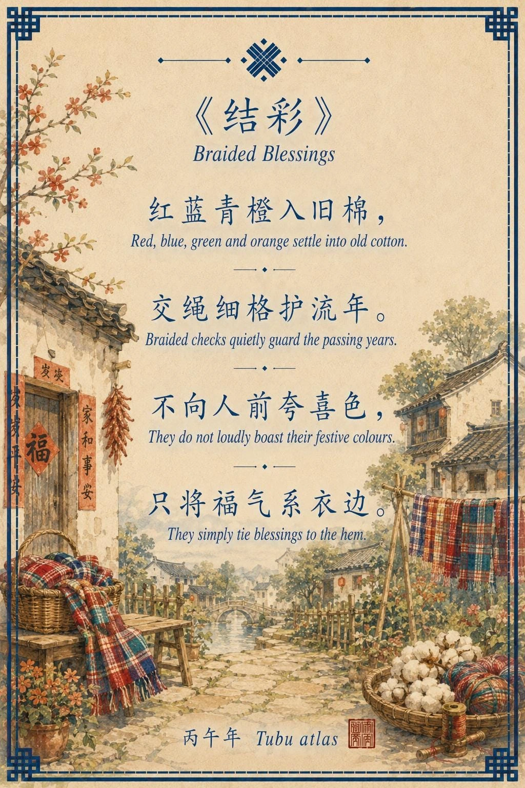 Braided Blessings Plaid — source photograph 5, documenting the same textile.