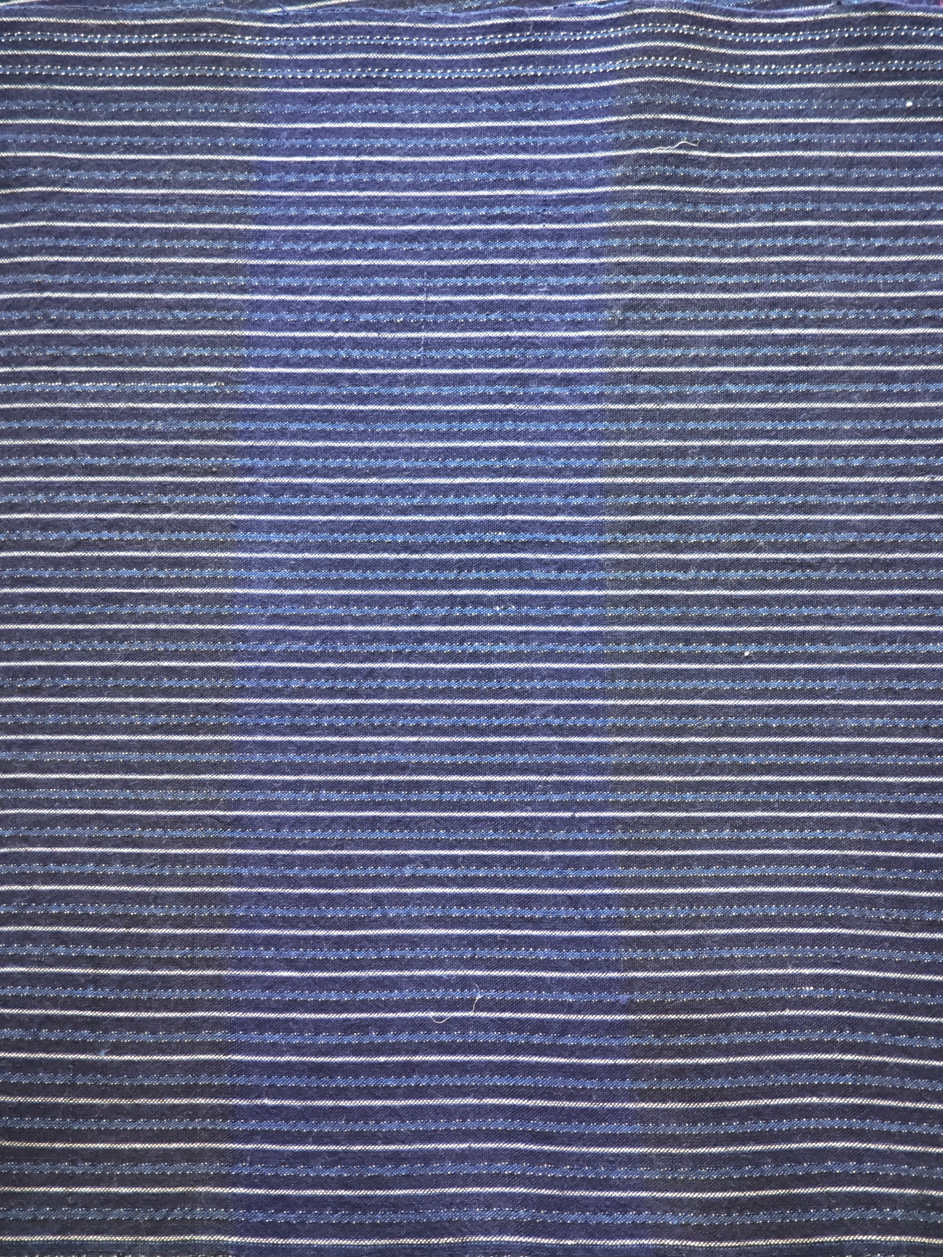 A different narrow blue-striped section of Four Seasons Weave.