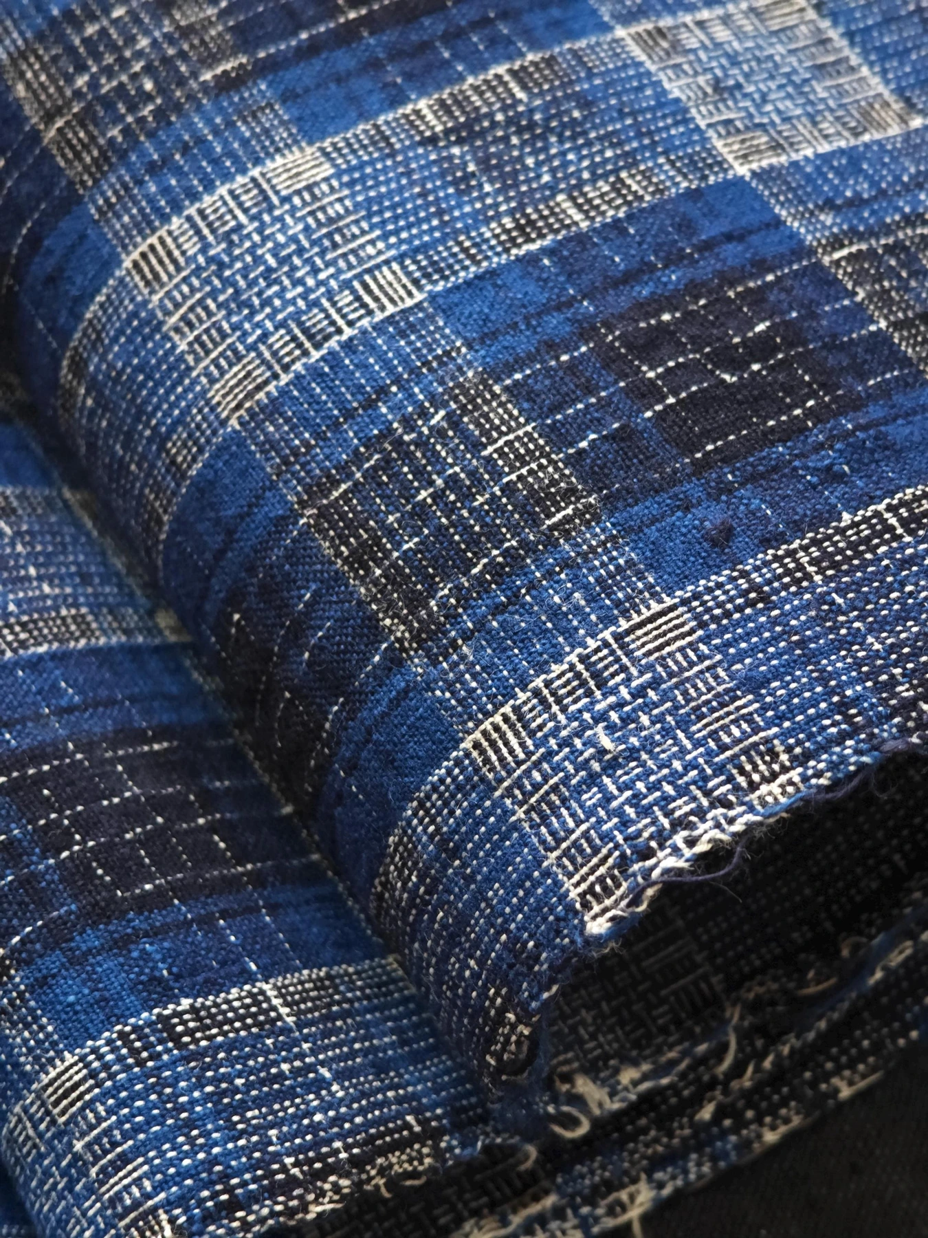 Reed Path Lattice — source photograph 6, documenting the same textile.