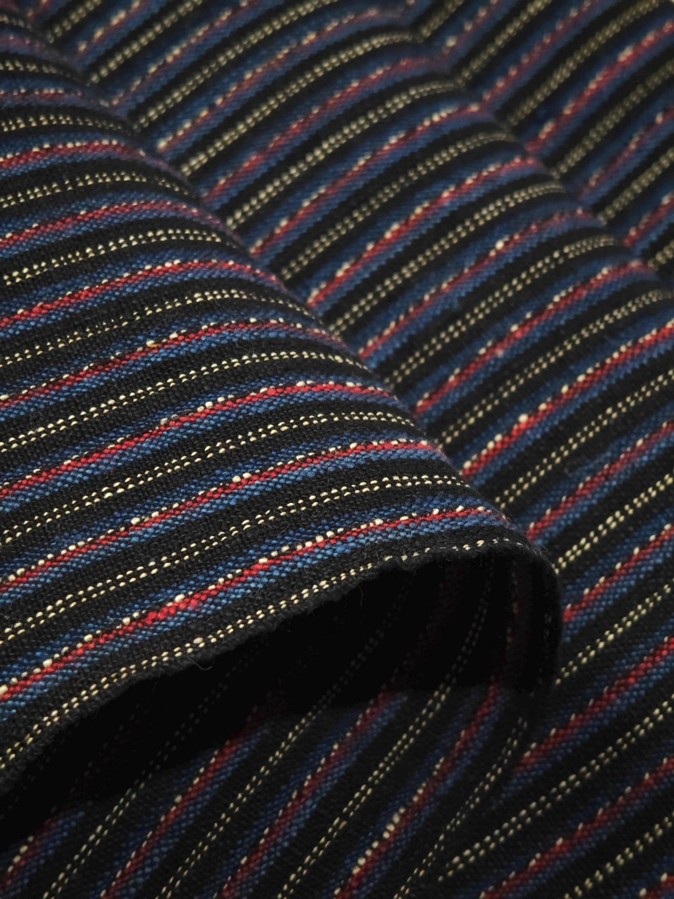 Violet Haze Willow Stripe — source photograph 6, documenting the same textile.