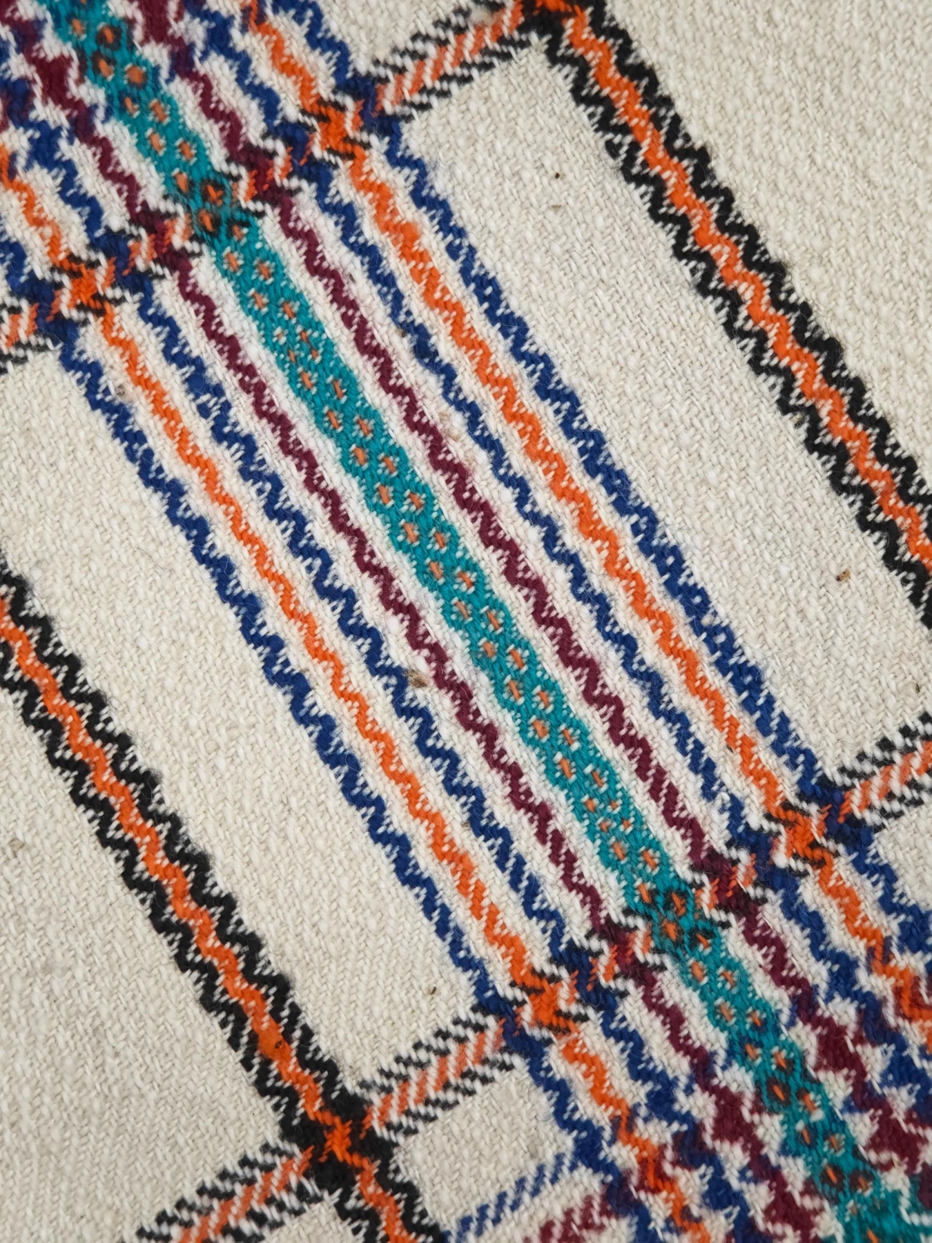 Ivory Stream Lattice — source photograph 10, documenting the same textile.