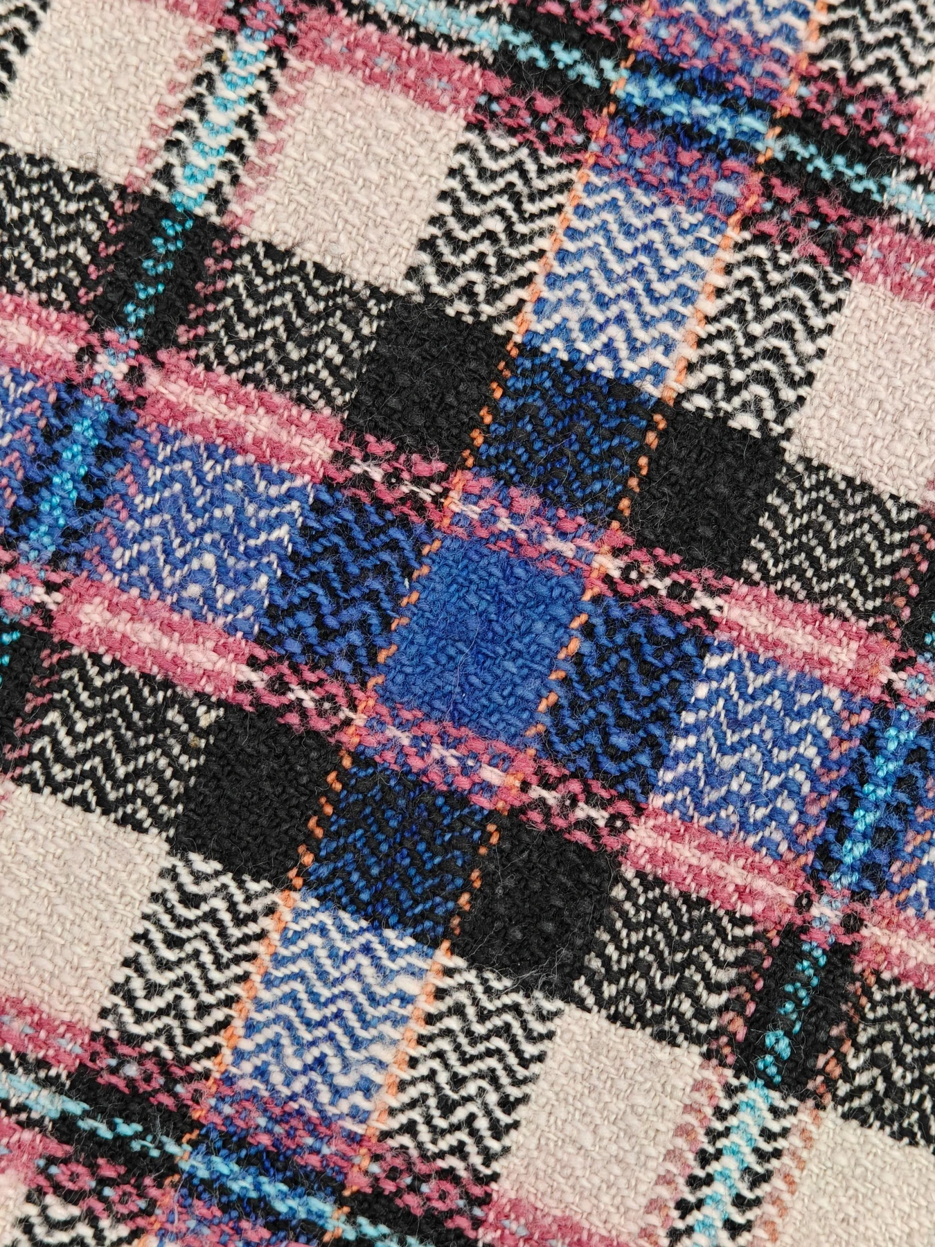 Blush River Lattice — source photograph 7, documenting the same textile.