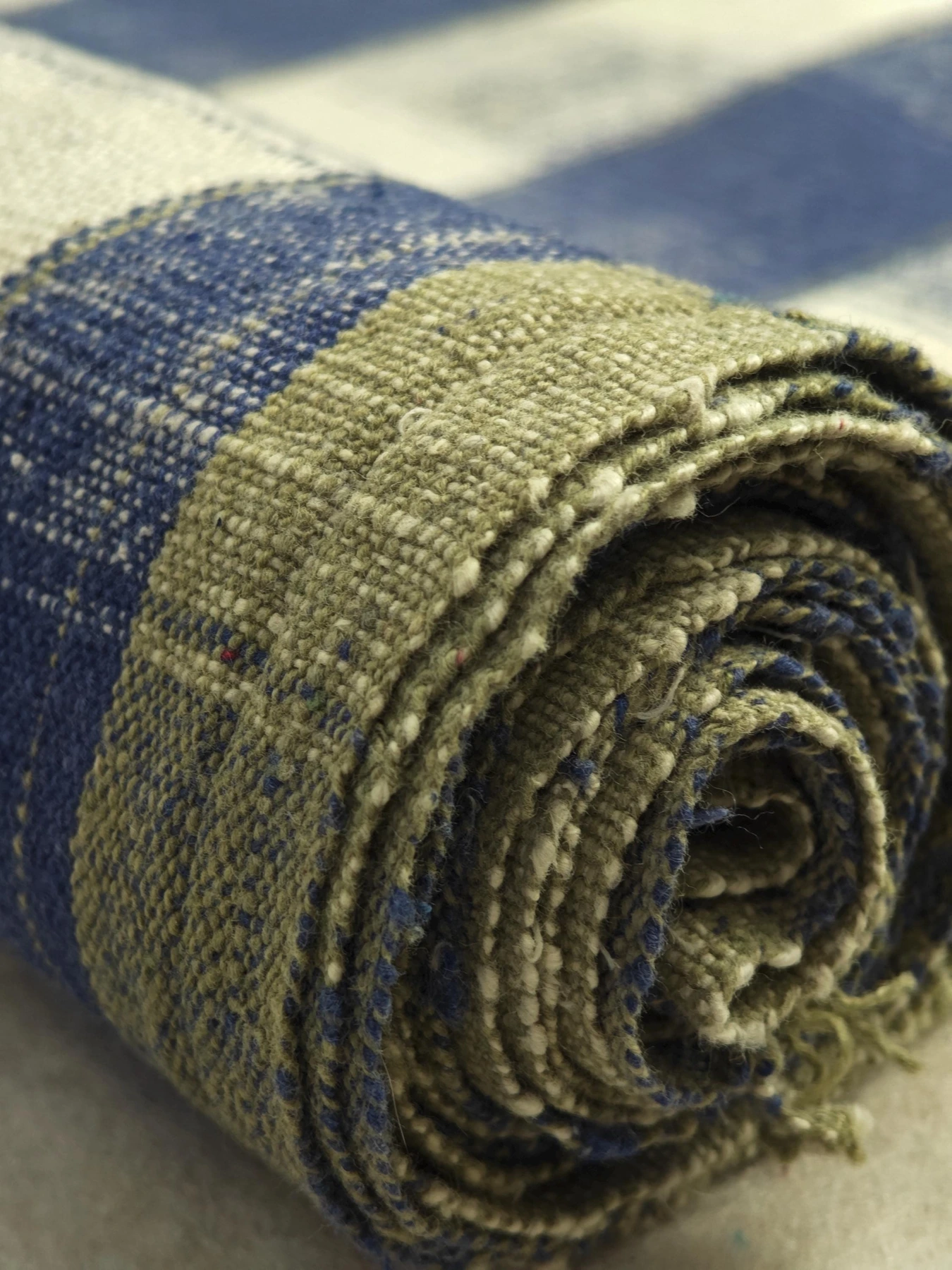 Blue Tofu Blocks — source photograph 9, documenting the same textile.
